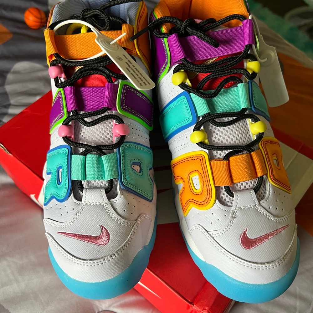 Nike jordan Air 96 limited edition size 10 . White , orange , blue , purple. - Picture 11 of 12